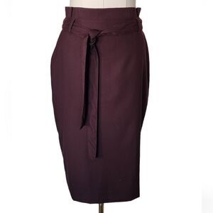 NWT Banana Republic Burgundy Skirt - Size 0P
